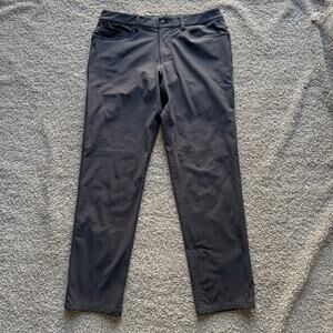 Lululemon Men's ABC Classic Fit 5 Pocket Pant Obsidian Warpstreme 30L Size 32